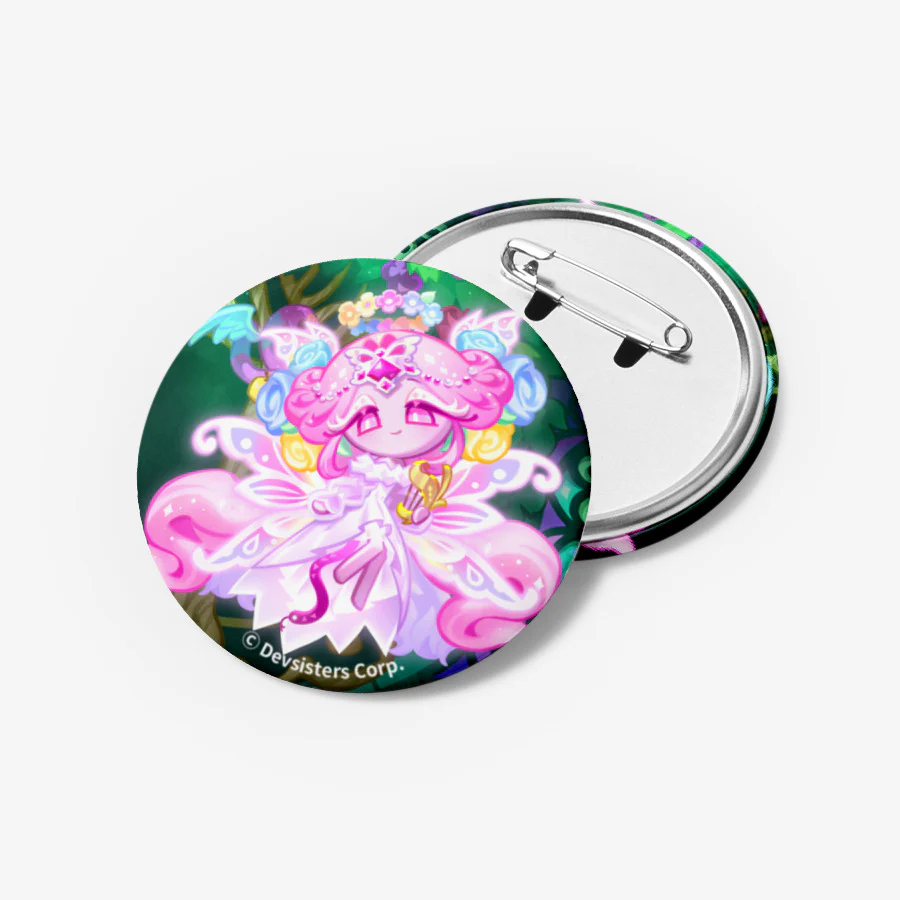 Cookie Run : Kingdom - Full Bloom Eternal Sugar Cookie Pin Button - Image 2