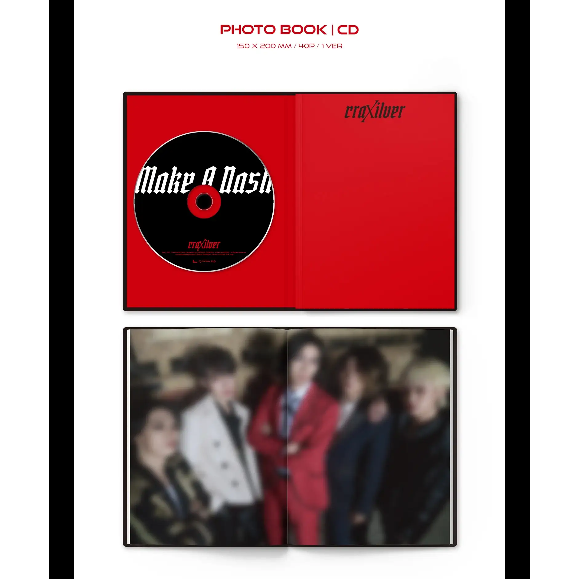 CraXilver - Make A Dash : 1st Mini Album - Image 3