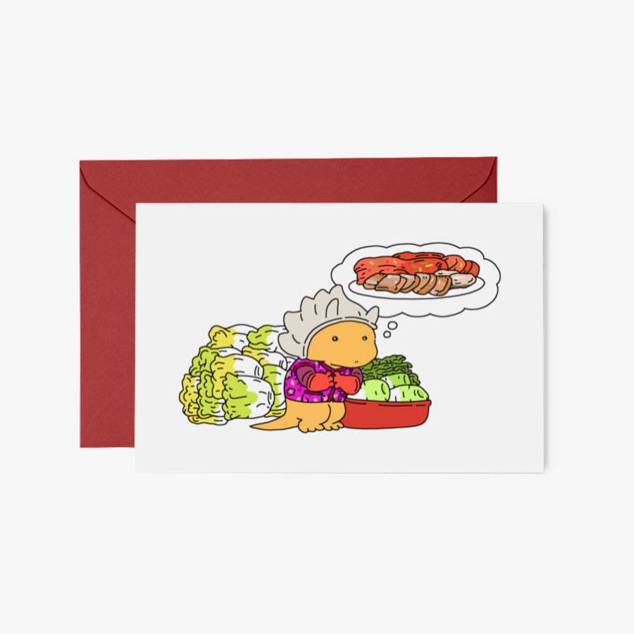 Danzi Bbb Lee - I Make Kimchi Postcard & Envelope Set - Image 2