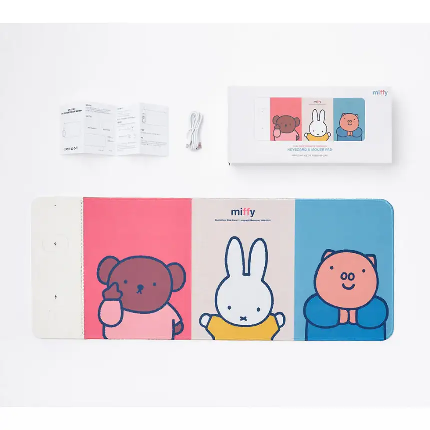 Day Needs - Miffy Dual Wireless Charging Mouse Pad - Image 3