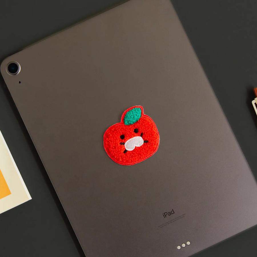 Daye Kim x Kakao Friends - Choonsik Boucle Sticker (Apple) - Image 2
