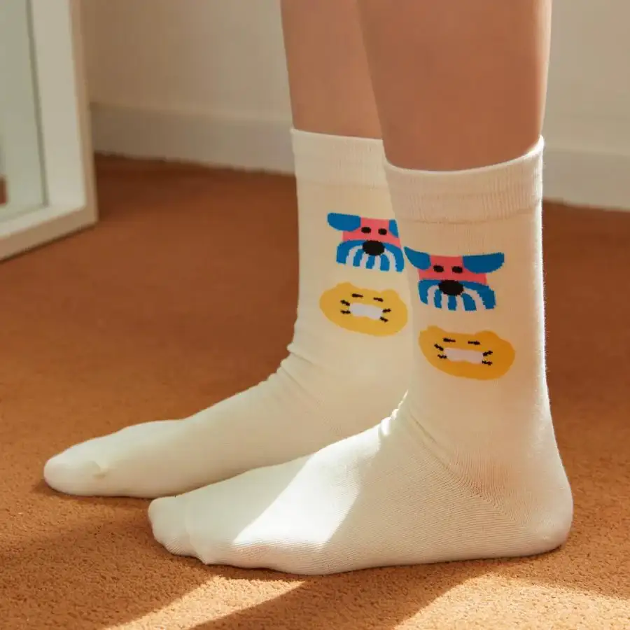 Daye Kim x Kakao Friends - Choonsik Ivory Socks