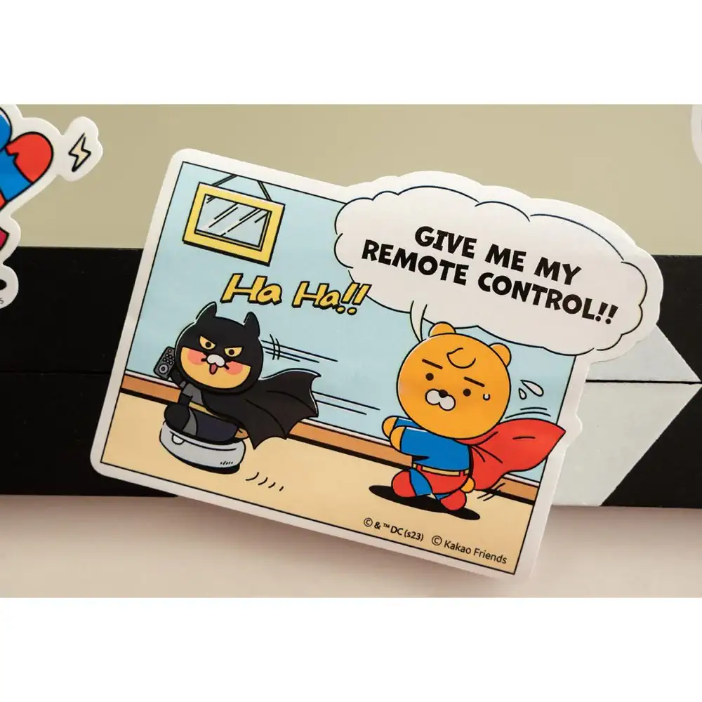 DC x Kakao Friends - Ryan & Choonsik Deco Sticker - Image 4