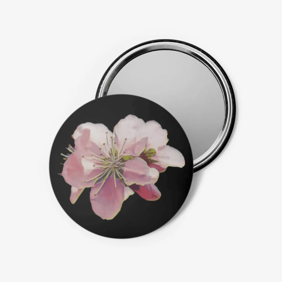 Dd Kkim - Night Cherry Blossom Mirror Button - Image 3