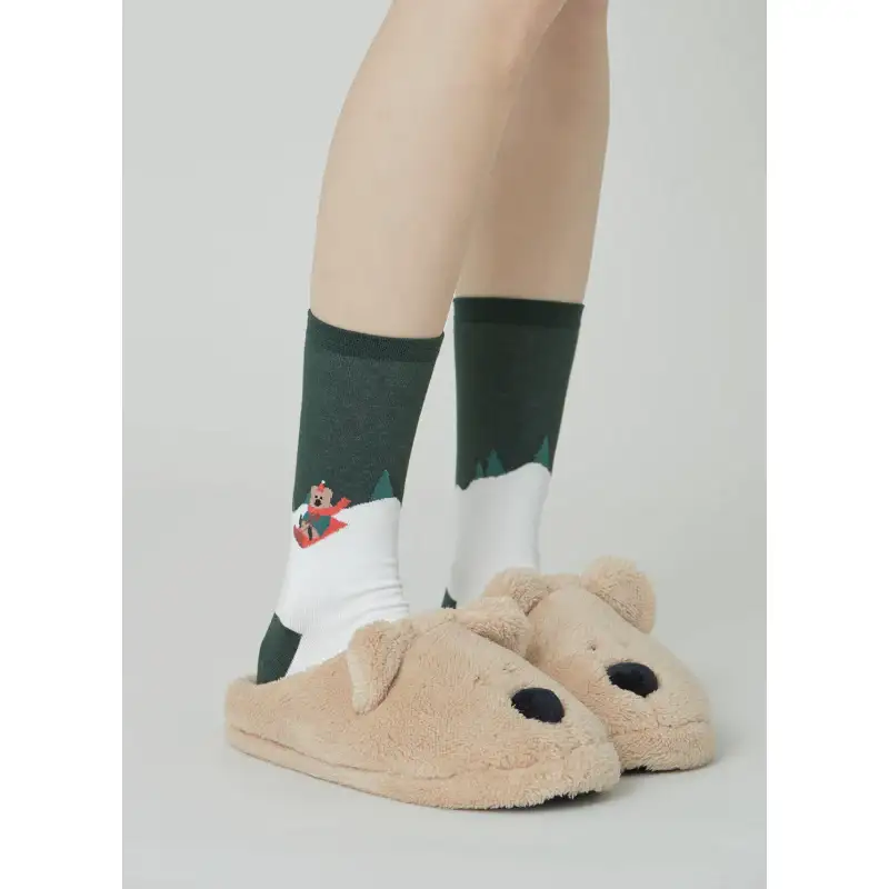 Dinotaeng - Hatty's Sleigh ride Single Socks - Image 3