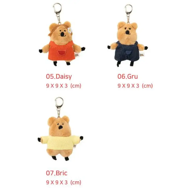 Dinotaeng - Quokka in School Flat fur keyring - Image 17