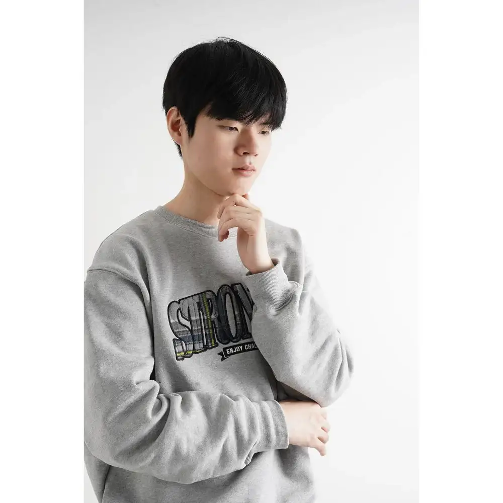 DRX - Check Applique Sweatshirt - Image 14