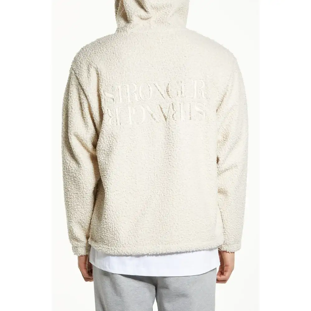 DRX - Slogan Fleece Hood Zip-Up - Image 14