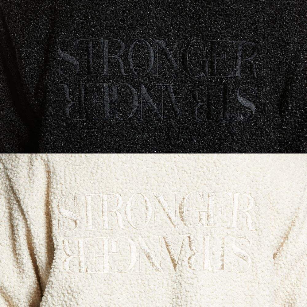 DRX - Slogan Fleece Hood Zip-Up - Image 16