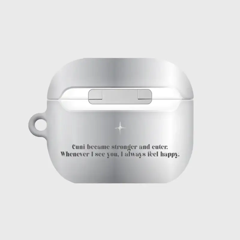 Earpearp x Pengsoo - Steel Cuni Airpods Hard Case (Grey) - Image 6