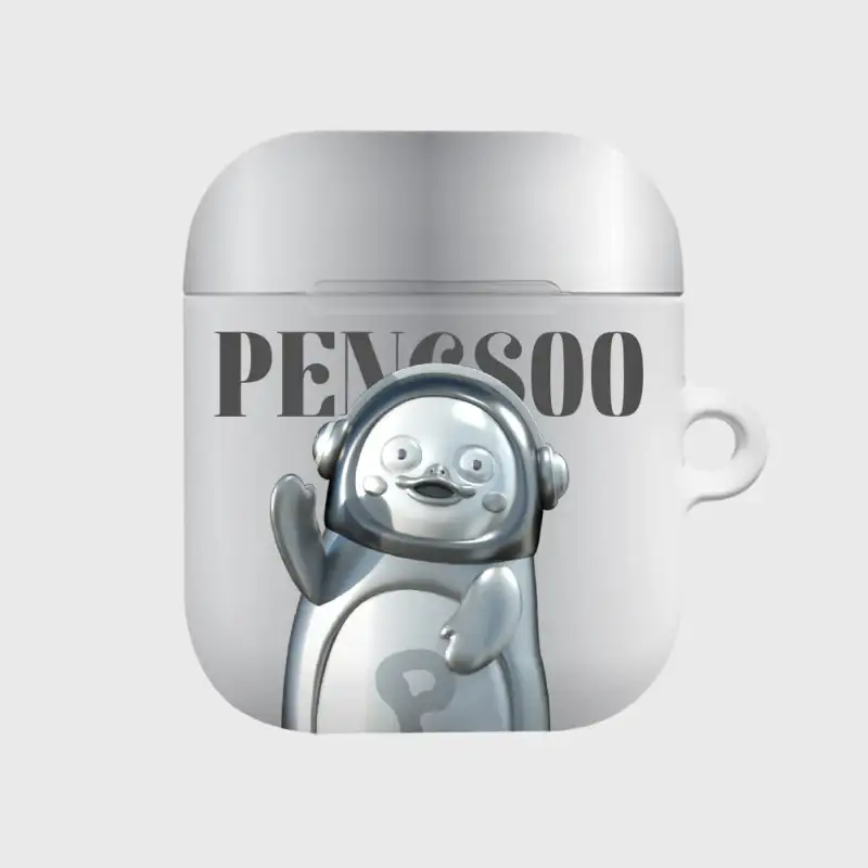 Earpearp x Pengsoo - Steel Pengsoo AirPods Hard Case (Grey)