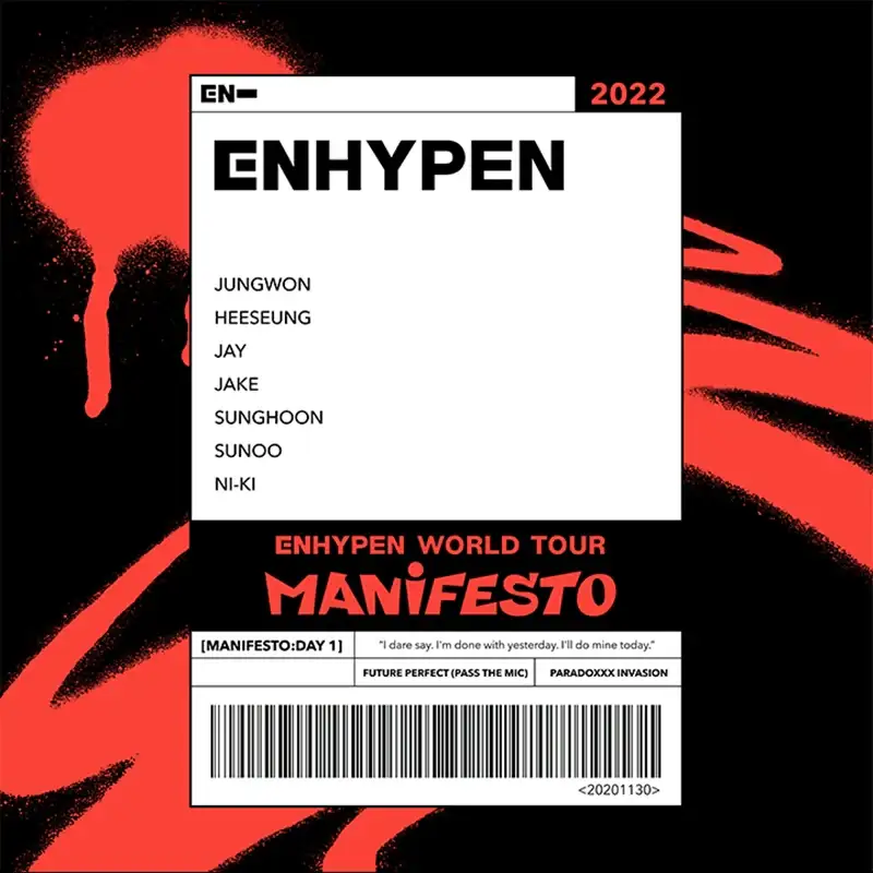 ENHYPEN - MANIFESTO - Mini Poster Set - Image 13