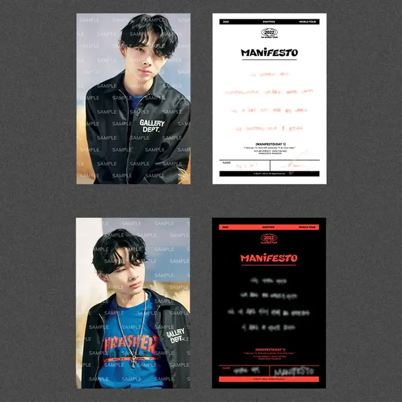 ENHYPEN - MANIFESTO - Postcard Book - Image 10