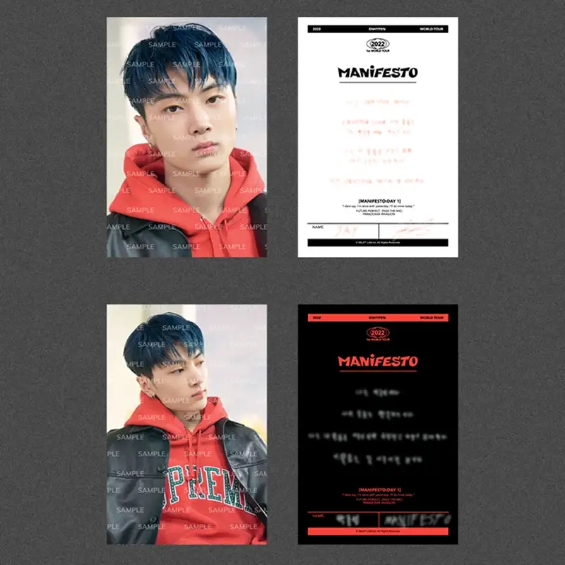 ENHYPEN - MANIFESTO - Postcard Book - Image 6