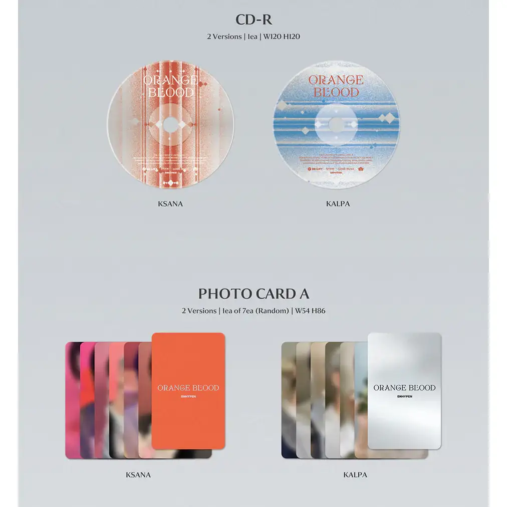 ENHYPEN - Orange Blood : 5th Mini Album - Image 3
