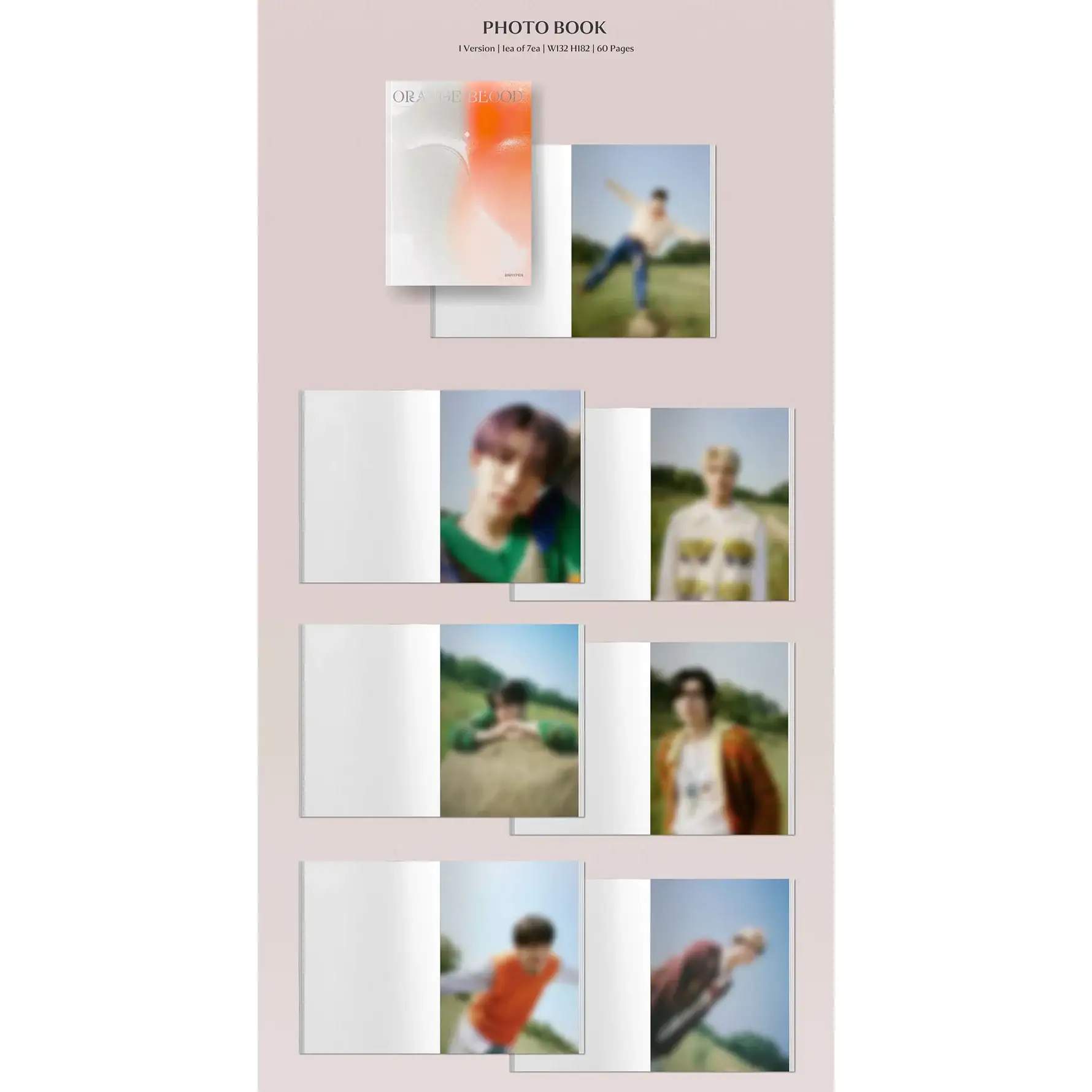 ENHYPEN - Orange Blood : 5th Mini Album (ENGENE Version) - Image 2