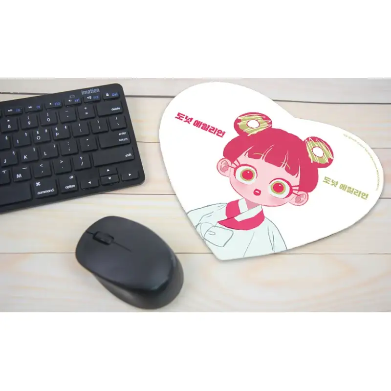 Evil Illustration - Heart Mouse Pad - Image 3