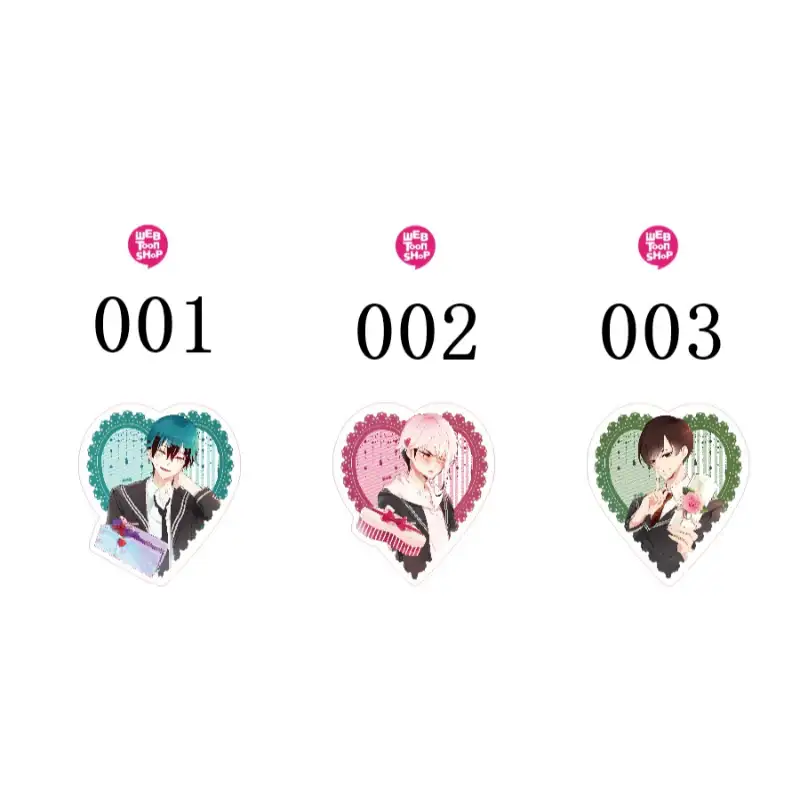 Excuse Me, but the World Will Be Gone for a While - White Day Edition Acrylic Badges - Image 2