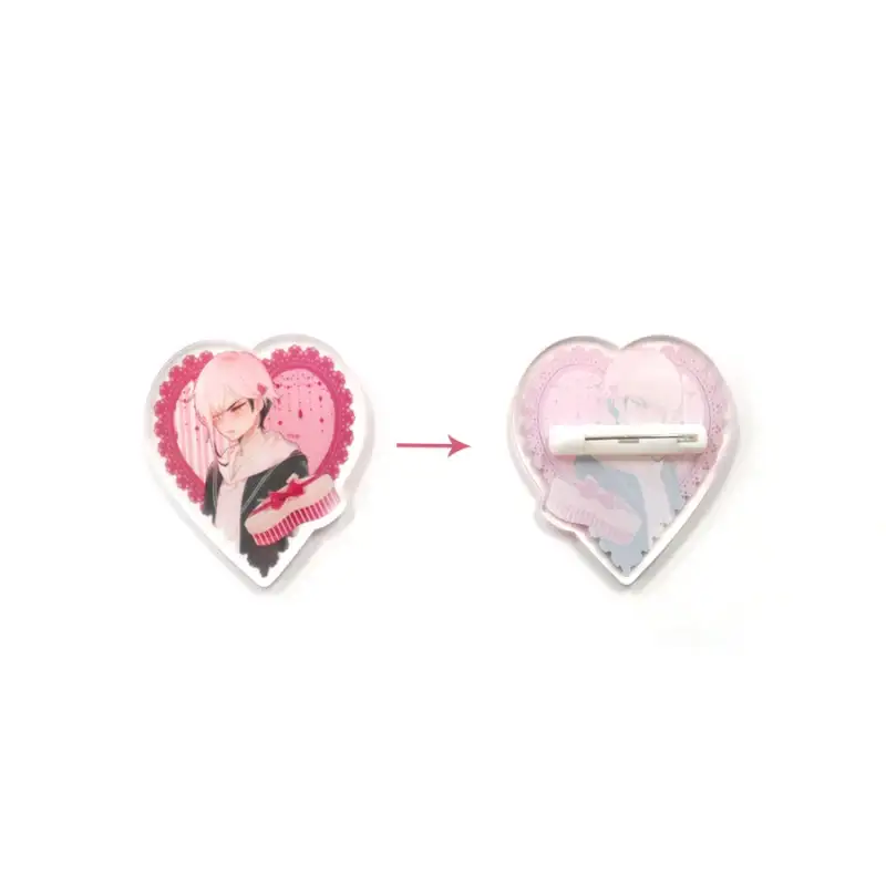 Excuse Me, but the World Will Be Gone for a While - White Day Edition Acrylic Badges - Image 3