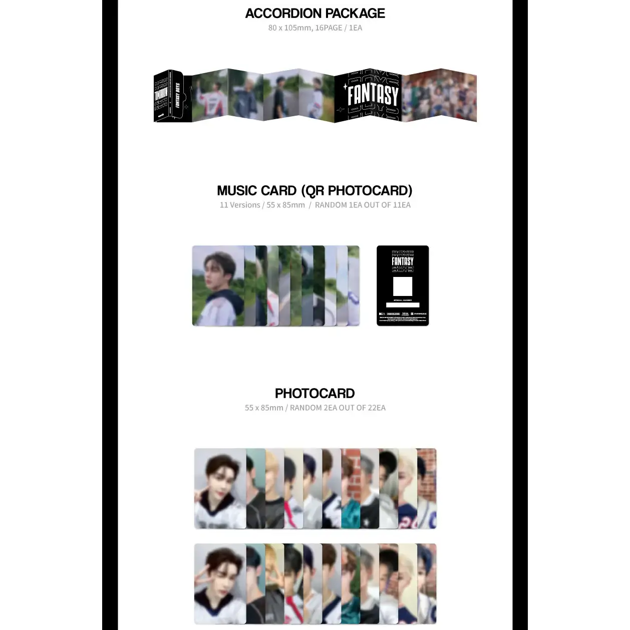 Fantasy Boys - NEW TOMORROW : Mini Album Vol. 1 (Ever Music Album) - Image 2