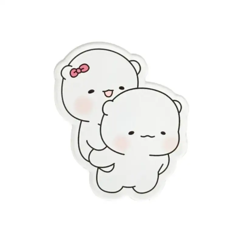 Ggongdal x Artrank - Healing Bear Acrylic Magnet - Image 2