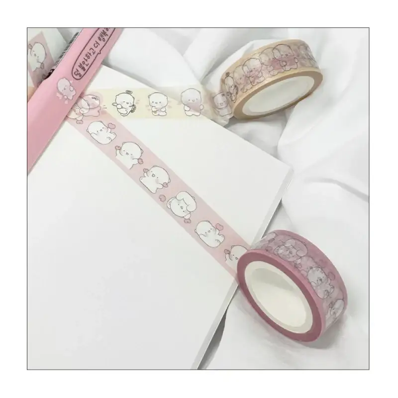 Ggongdal x Artrank - Healing Bear Masking Tape - Image 4