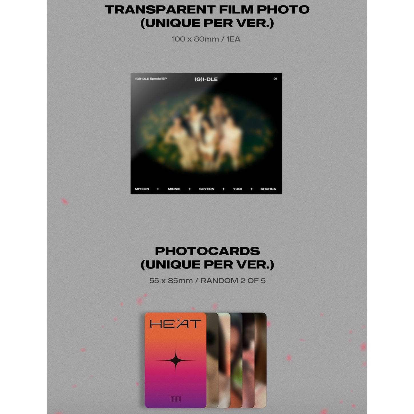 (G)I-DLE - Heat : Premium Sleeve Album (Blaze Version) - Image 6