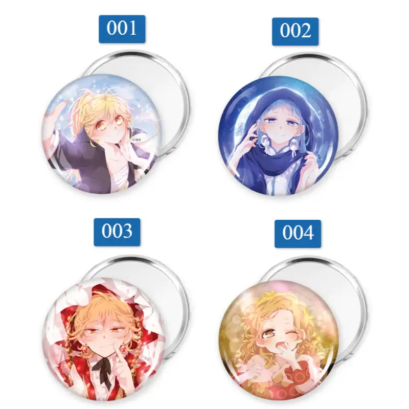 Heaven And Earth - Round Hand Mirror - Image 3