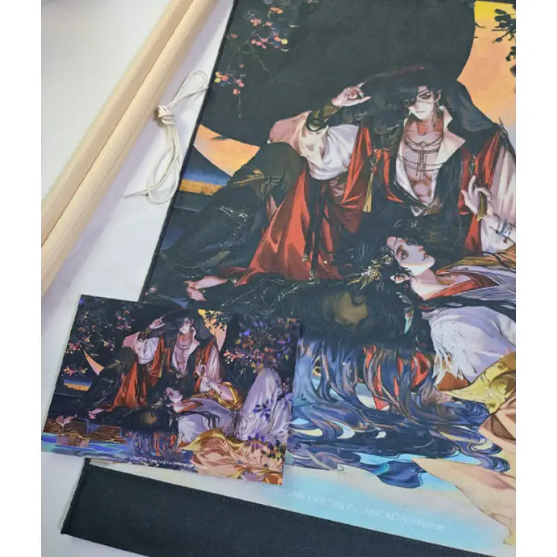 Heaven Official's Blessing x BeOn - Fabric Hanging Poster & Postcard Set - Image 2