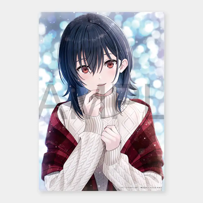 I Became Friends with the Second Cutest Girl in My Class x ANIPLUS - Asanagi Umi Acrylic Panel Winter ver.
