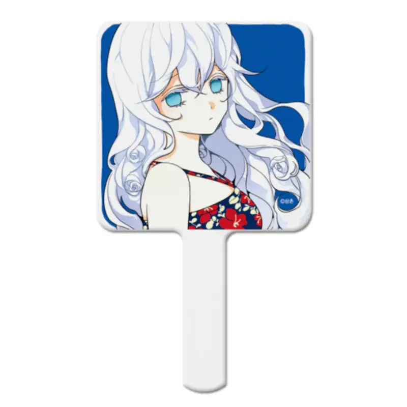 I Don't Want This Kind Of Hero - Square Hand Mirror - Image 3