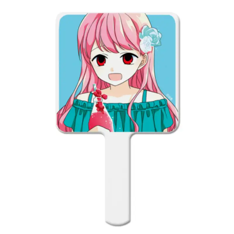 I Don't Want This Kind Of Hero - Square Hand Mirror - Image 8