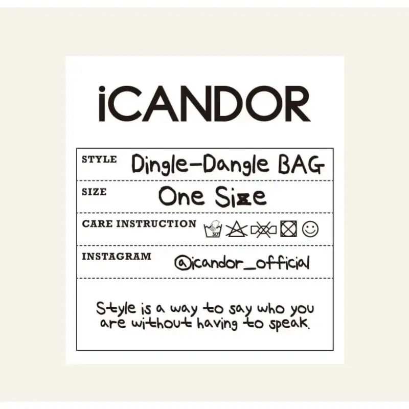 iCANDOR - Dingle-Dangle Bag - Image 19