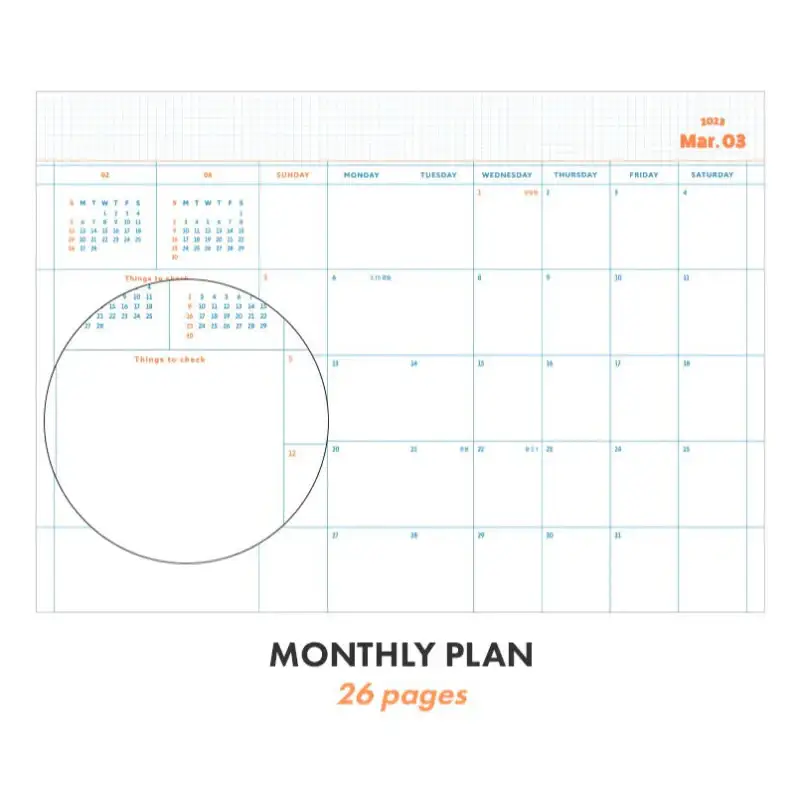 ICONIC - 2023 Record-On Weekly Diary B6 - Image 22