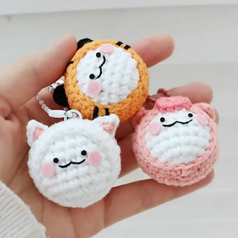 Ikmyeong - Animal Face Hand-Knitted Keyring V.2 - Image 2