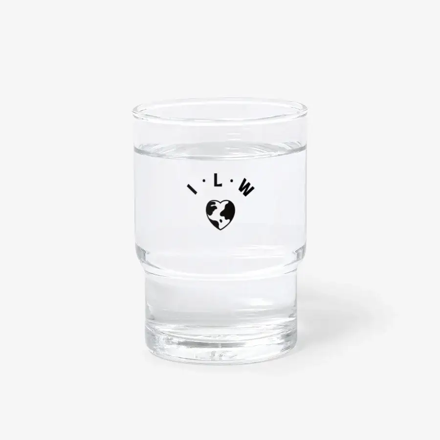 ILoveTheWorld - Stack Glass Cup