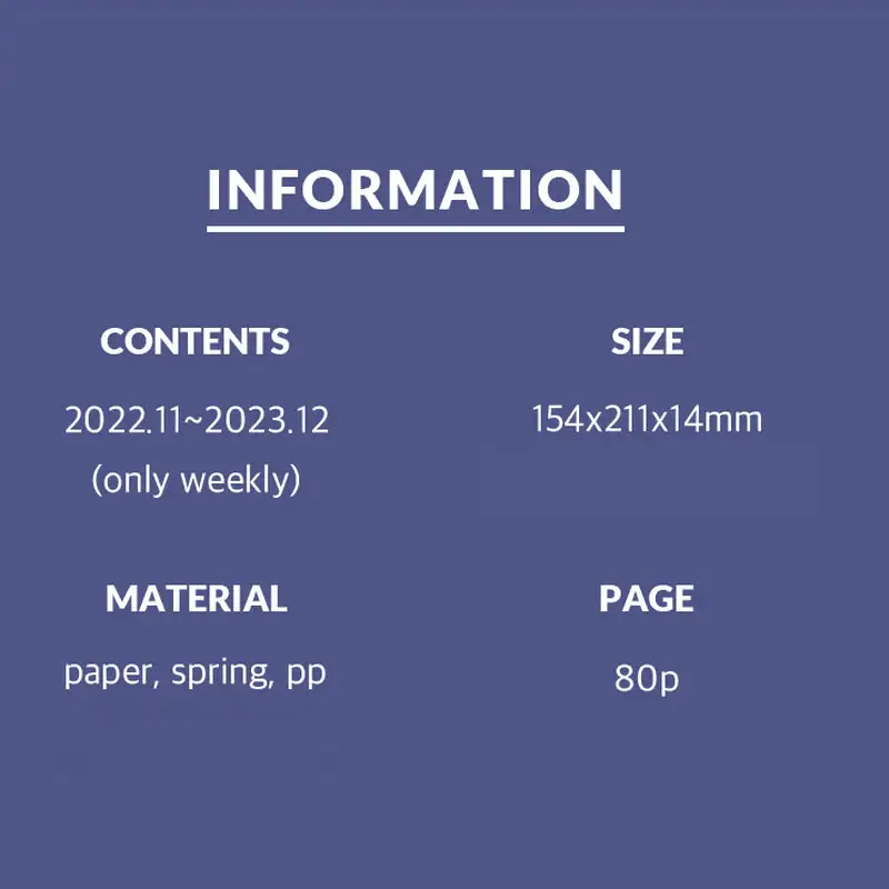 Indigo - 2023 A5 Weekly Scheduler Planner - Image 12