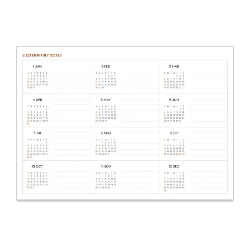 INDIGO - 2023 Workroom Monthly Pad - Image 4