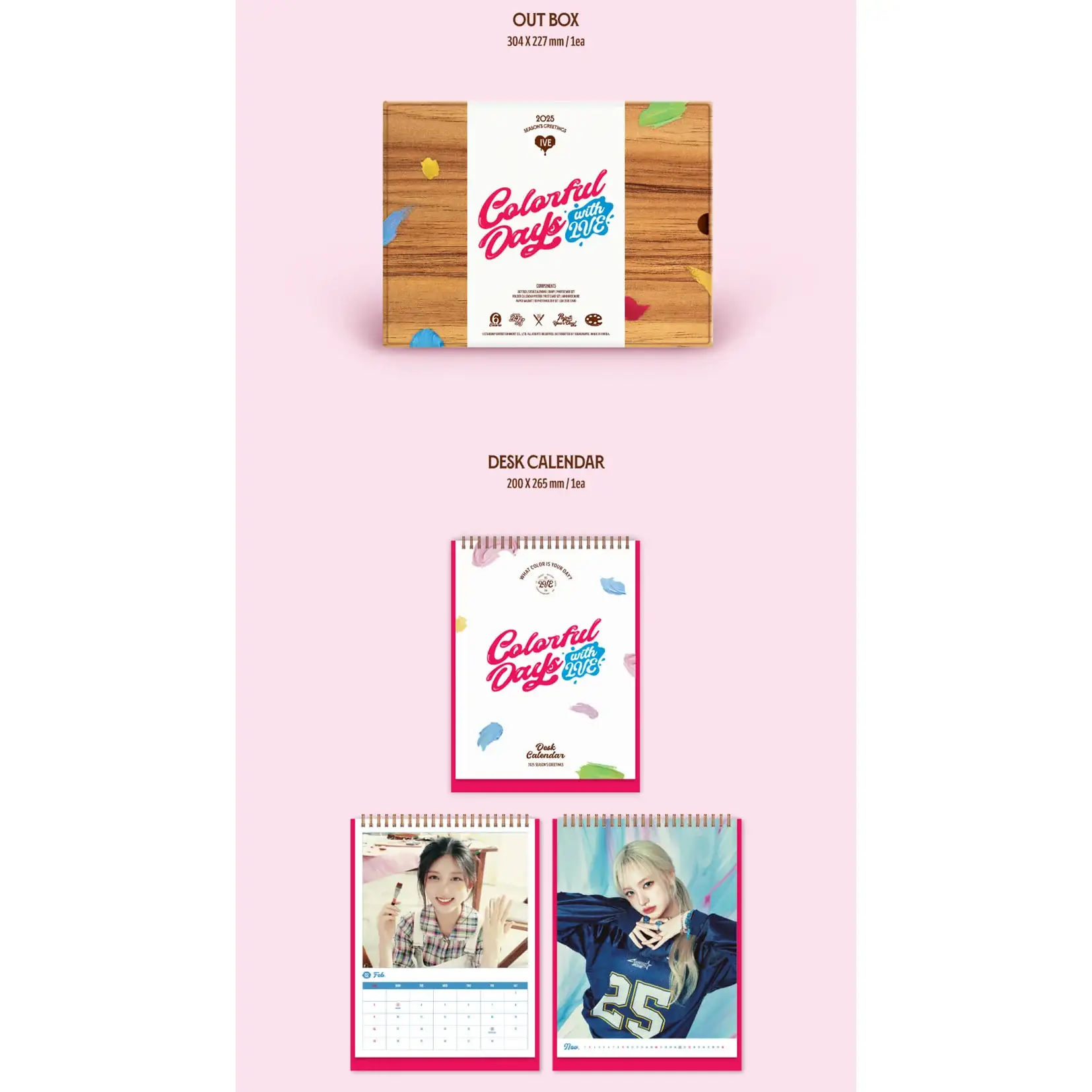 IVE - 2025 Season's Greetings (Colorful Days with IVE) - Image 2