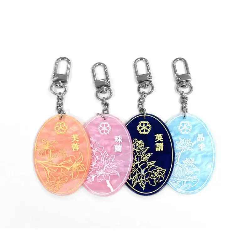 Jeong-Nyeon - Mother-of-pearl Acrylic Keyring - Image 7
