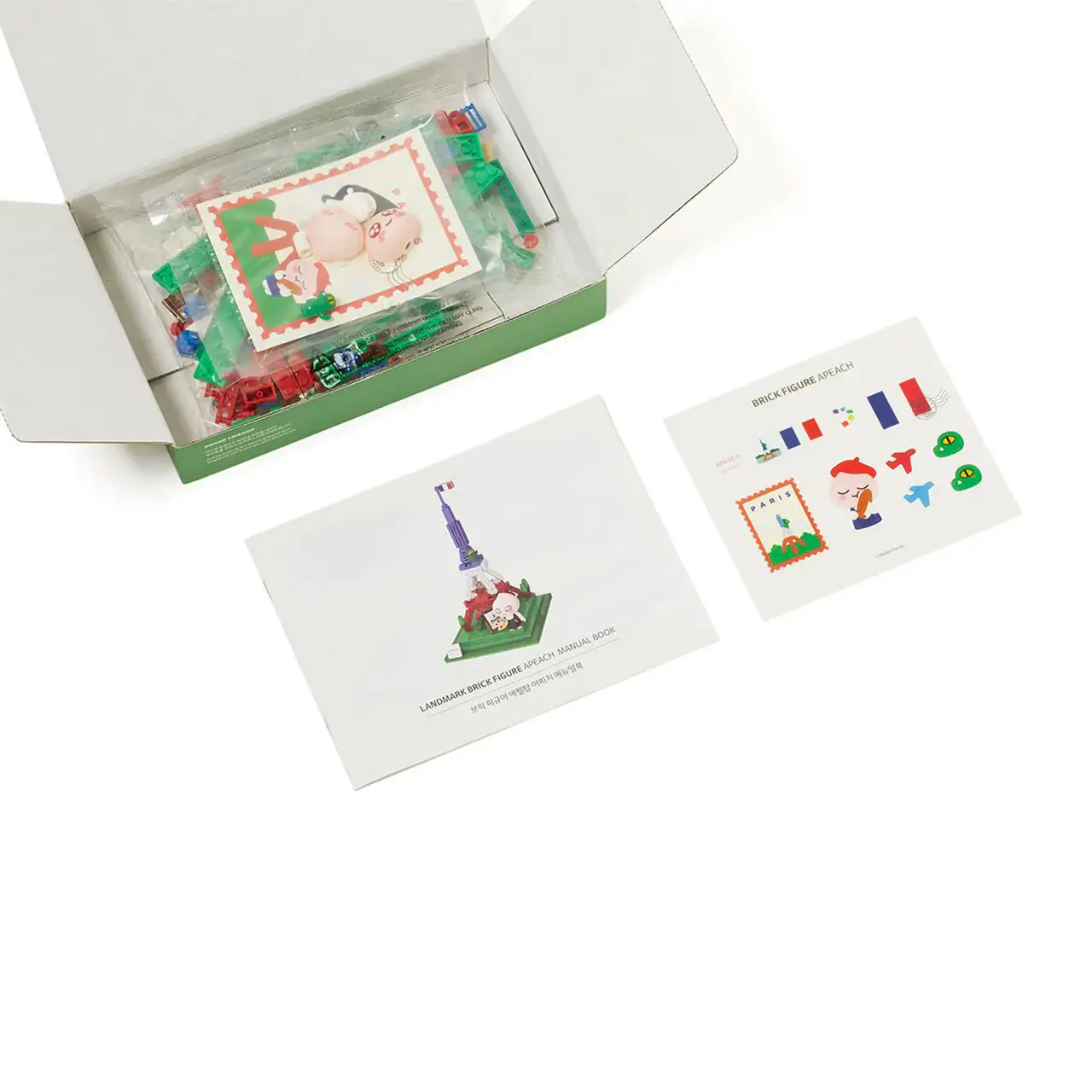 Kakao Friends - Apeach Eiffel Tower Brick Figure - Image 4