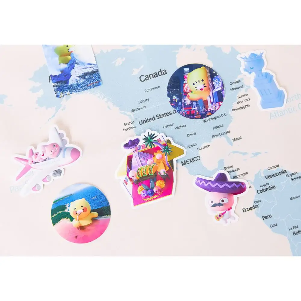 Kakao Friends - Apeach Imagination Tour Sticker Set - Image 2