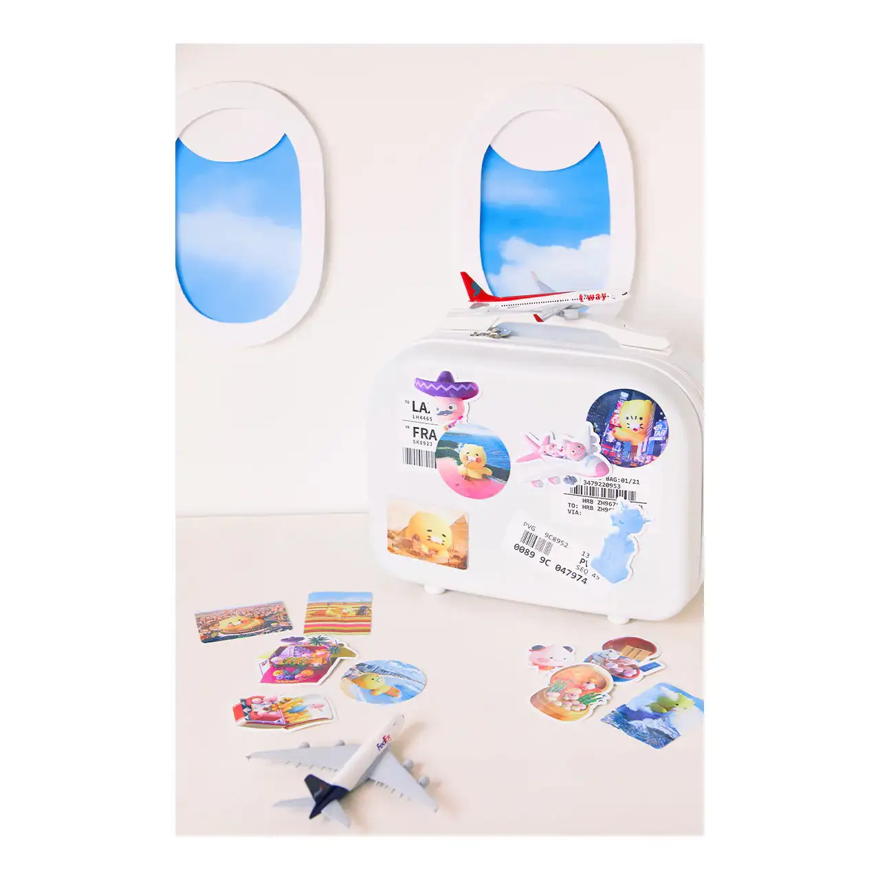 Kakao Friends - Apeach Imagination Tour Sticker Set - Image 5