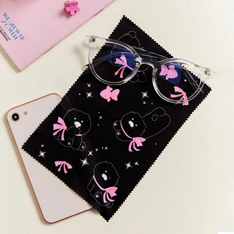 Kakao Friends - Black Choon Anti-Fog Glasses Cloth (Choonsik)