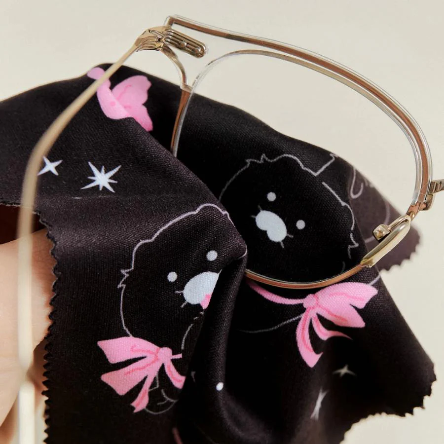 Kakao Friends - Black Choon Anti-Fog Glasses Cloth (Choonsik) - Image 2