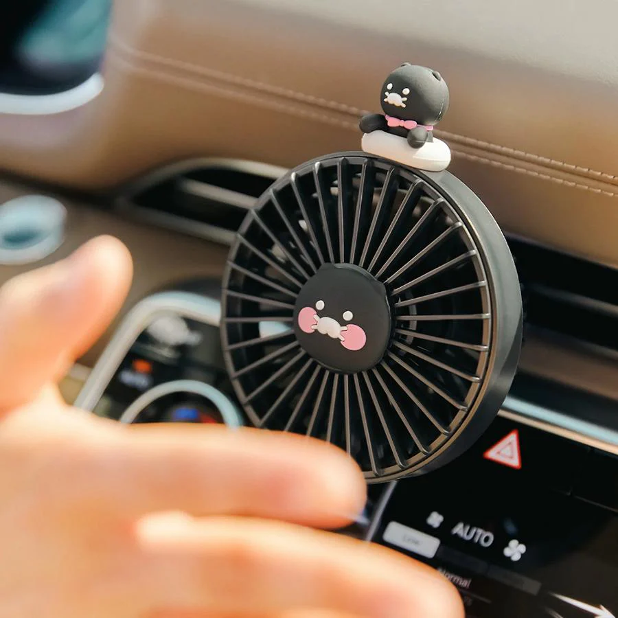 Kakao Friends - Black Choon In-Car Fan (Choonsik) - Image 11