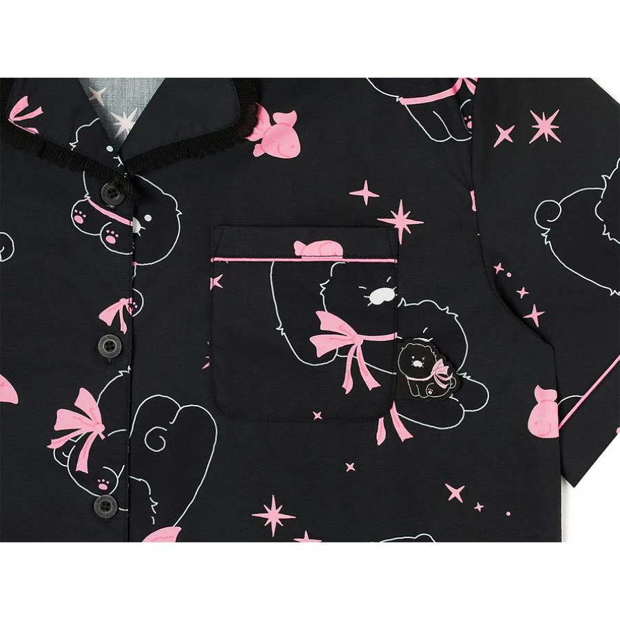 Kakao Friends - Black Choon Lovely Women's Pajamas (Choonsik) - Image 15
