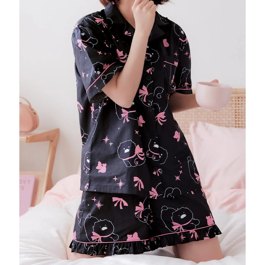 Kakao Friends - Black Choon Lovely Women's Pajamas (Choonsik) - Image 2