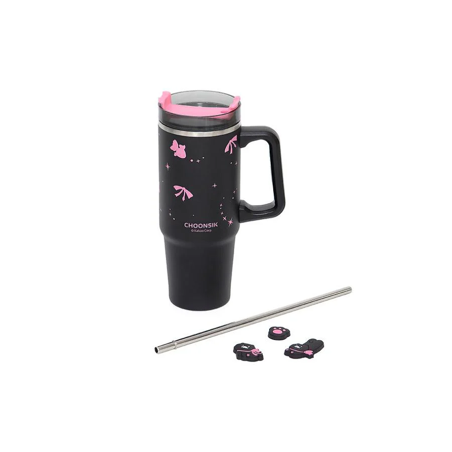 Kakao Friends - Black Choon Magnet Deco Tumbler - Image 16
