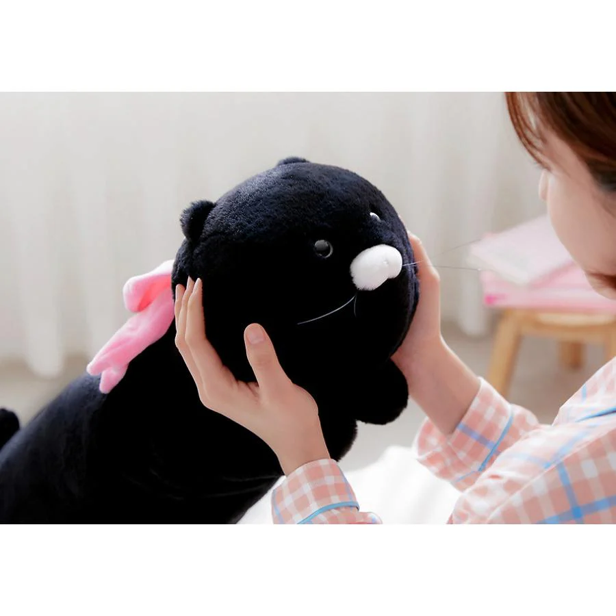 Kakao Friends - Black Choon Pink Ribbon Pillow (Choonsik) - Image 5